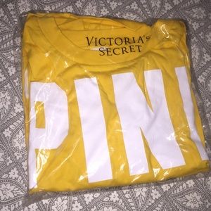 New long pink brand shirt